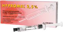 HYPROMEL SOLUTIE 2.5% 1SERINGA X 2ML
